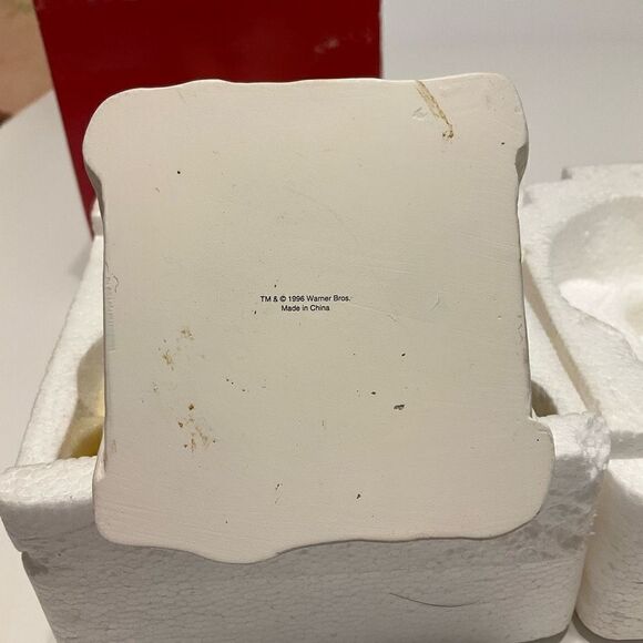 1996 Vintage Bugs Bunny Novelty Waterball Figurine Combo. NIB. Santa Rooftop. - Picture 5 of 6